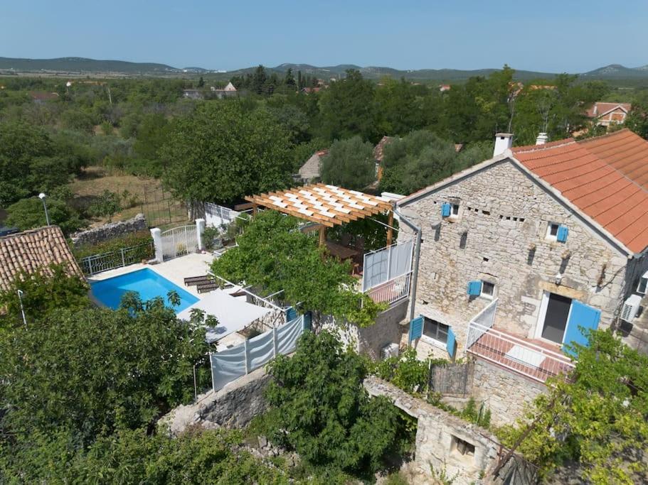Вілла Stone House Kula Milica Mala Cista Екстер'єр фото